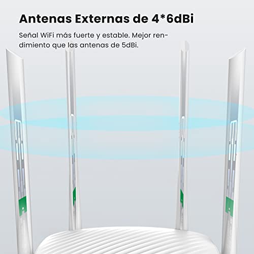 Tenda F9 Router Inalámbrico Wi-Fi, 600 Mbps, 4 Antenas 6 dB, 3 Puertos LAN 10/100 Mbps, 1 Puerto WAN 10/100 Mbps, App Control, WPS, Beamforming