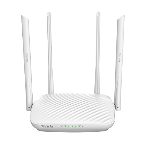 Tenda F9 Router Inalámbrico Wi-Fi, 600 Mbps, 4 Antenas 6 dB, 3 Puertos LAN 10/100 Mbps, 1 Puerto WAN 10/100 Mbps, App Control, WPS, Beamforming