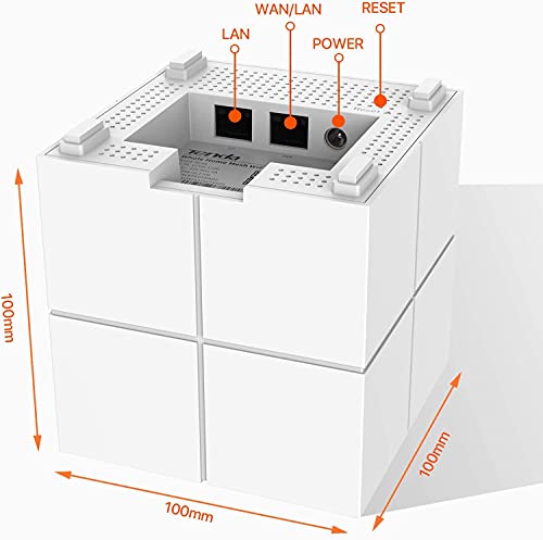 Tenda MW6 Nova - Sistema Mesh WiFi para Todo el Hogar (Paquete de 3, Cobertura de Doble Banda de hasta 500 m², Mu-Mimo, Control Parental, Funciona con Alexa)