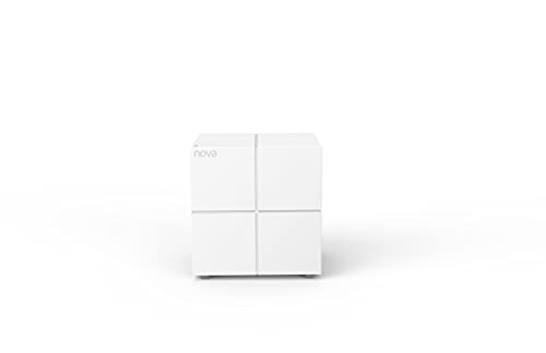 Tenda MW6 Nova - Sistema WiFi Mesh para Todo el Hogar (Paquete de 1, Cobertura de Doble Banda de hasta 165 m², MU-MIMO, Control Parental, Funciona con Alexa)