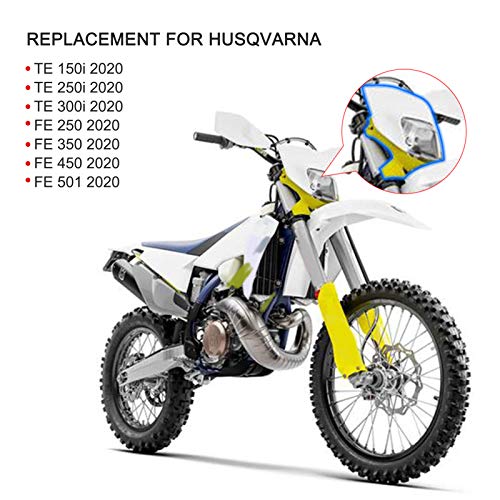 Tendia Luces LED de faro de motocicleta para reemplazo de bicicleta de tierra para Husqvarna TE 150i 250i 300i FE 250350450501 2020 Faro de motocicleta