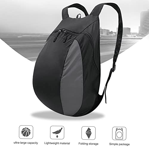 Tendia Mochila para casco de motocicleta Bolsa de transporte de almacenamiento liviana para andar en bicicleta Motocicleta Deporte Gimnasio Entrenamiento También se adapta a Baloncesto Fútbol Fútbol Z