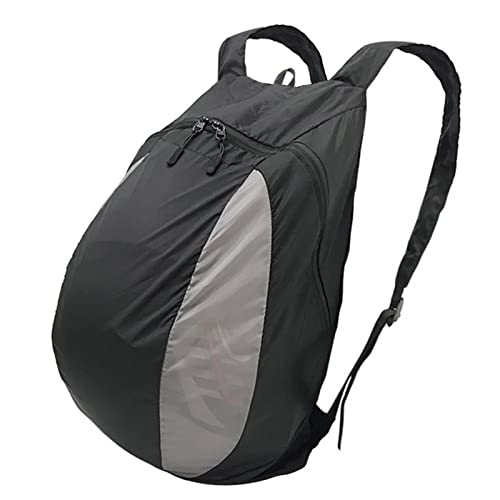 Tendia Mochila para casco de motocicleta Bolsa de transporte de almacenamiento liviana para andar en bicicleta Motocicleta Deporte Gimnasio Entrenamiento También se adapta a Baloncesto Fútbol Fútbol Z