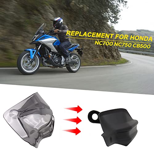 Tendia Protectores de mano para motocicleta, protector de protección para manos de bicicleta de tierra, protector de repuesto para Honda NC700 X CB650F CTX700 NC750X 2014-2018 Manoplas