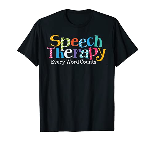 Terapeuta del habla camisa del habla patólogo terapeuta Camiseta