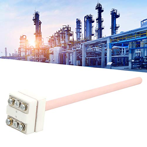Termopar de rodio tipo S Sensor de termopar Sonda de termopar Cable de platino y rodio para reguladores en conjunción con transmisores de temperatura(500mm)