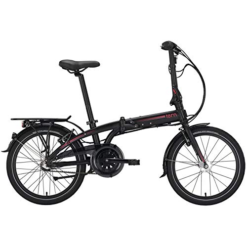 Tern Faltrad Link C3i Fahrrad 3 Gang 20 Zoll Alu Nabenschaltung Shimano Ständer Gepäckträger, CB19PFCO03HDR, Farbe Schwarz