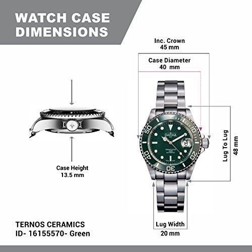 Ternos Ceramic Automatic Green Davosa