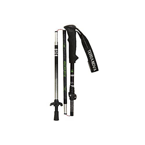 Terra Nova Trekking Pole Trail Elite-Bastón de Senderismo, Unisex Adulto, Plata, Talla única