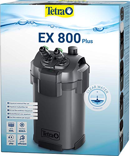 Tetra EX 800 Plus - Set completo de filtro exterior, apto para acuarios de 100 a 300 litros