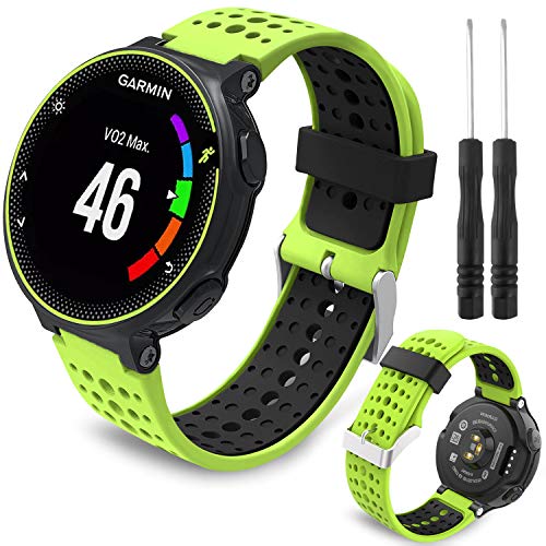 Th-some Correa para Garmin Forerunner 235 - Compatible con Forerunner 735XT Correa de Reloj, Pulsera de Reemplazo Silicona Suave Sports Banda para Forerunner 220, 230, 620, 630 y 735XT Smart Watch