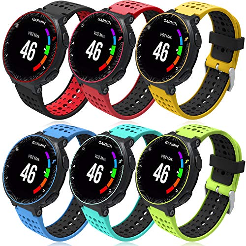 Th-some Correa para Garmin Forerunner 235 - Compatible con Forerunner 735XT Correa de Reloj, Pulsera de Reemplazo Silicona Suave Sports Banda para Forerunner 220, 230, 620, 630 y 735XT Smart Watch