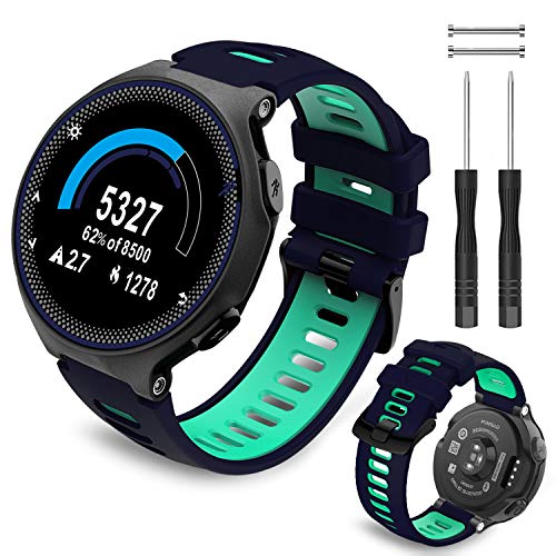 Th-some Correa para Garmin Forerunner 735XT - Compatible con Forerunner 235 Correa de Reloj, Pulsera de Reemplazo Silicona Suave Sports Banda para Forerunner 220, 230, 620, 630 y 244 Smart Watch