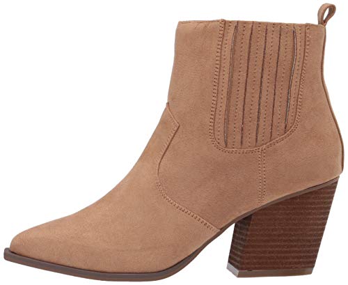 The Drop Sia Pointed Toe Western Ankle Boot boots womens, Arena, 38.5 EU