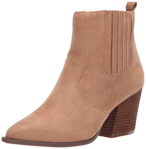 The Drop Sia Pointed Toe Western Ankle Boot boots womens, Arena, 38.5 EU