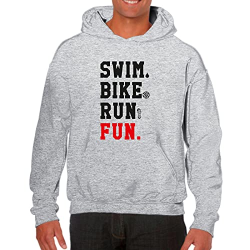 the Fan Tee Sudadera de Hombre Triatlon Ciclismo Running Natacion 001 L