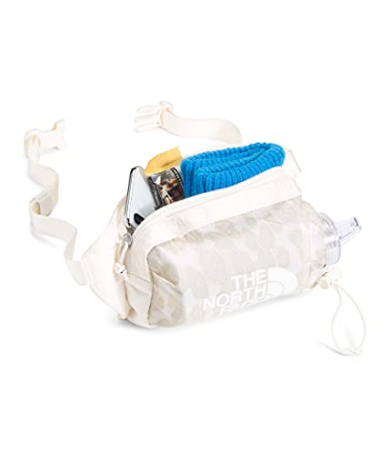 The North Face Bozer Hip Pack III–S, Estampado de leopardo gris plateado/Gardenia Blanco, Talla única,