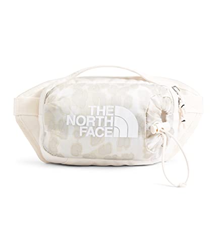 The North Face Bozer Hip Pack III–S, Estampado de leopardo gris plateado/Gardenia Blanco, Talla única,