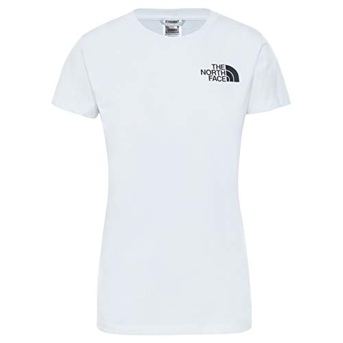 The North Face - Camiseta para Mujer Half Dome - Manga Corta - White, S