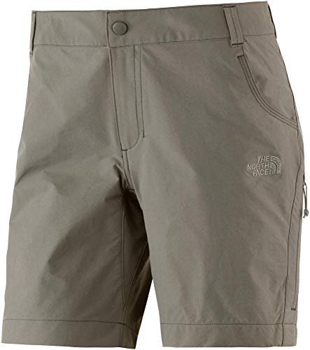 The North Face Exploration, Pantalones Cortos para Mujer, Marrón (Weimaraner Brown), 34