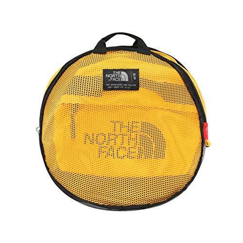 The North Face Gilman, Bolsa de Deporte - Black/Mid Grey/Yellow, Tamaño Pequeño
