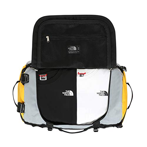 The North Face Gilman, Bolsa de Deporte - Black/Mid Grey/Yellow, Tamaño Pequeño