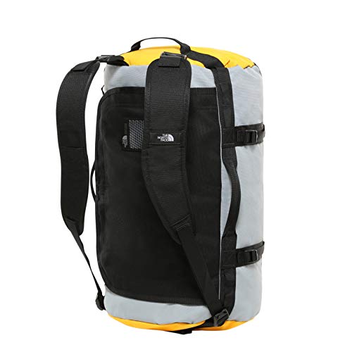 The North Face Gilman, Bolsa de Deporte - Black/Mid Grey/Yellow, Tamaño Pequeño