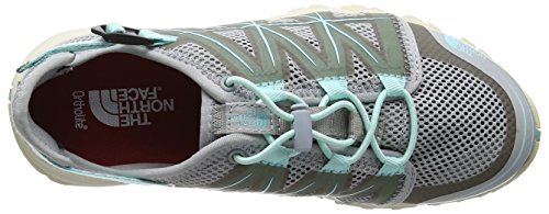 The North Face Litewave, Zapatillas de Senderismo Mujer, (Grey/Breeze Blue), 40.5 EU