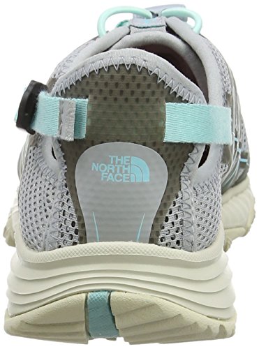 The North Face Litewave, Zapatillas de Senderismo Mujer, (Grey/Breeze Blue), 40.5 EU