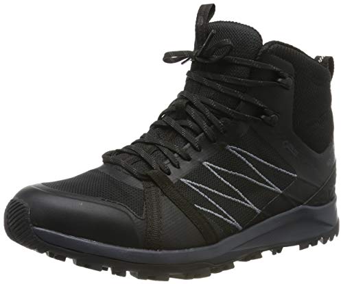 The North Face M LW Fp II Mid GTX, Botas de Senderismo Hombre, Negro (TNF Black/Ebony Grey CA0), 47 EU