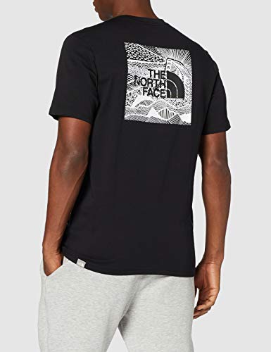 The North Face SS tee Camiseta Redbox Celebration, Hombre, Negro (TNF Black), Small