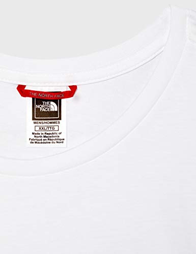 The North Face T92TX3 Camiseta Easy, Hombre, Blanco (Tnf White), M