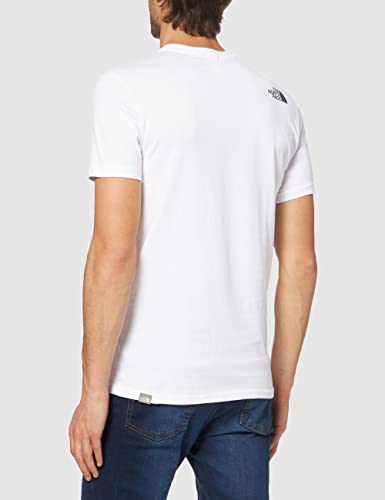 The North Face T92TX5 Camiseta De Manga Corta Simple Dome, Hombre, Blanco (TNF White), S