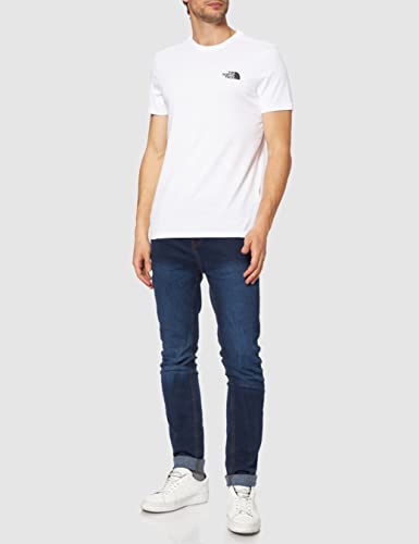 The North Face T92TX5 Camiseta De Manga Corta Simple Dome, Hombre, Blanco (TNF White), S