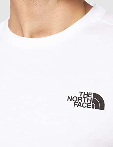 The North Face T92TX5 Camiseta De Manga Corta Simple Dome, Hombre, Blanco (TNF White), S