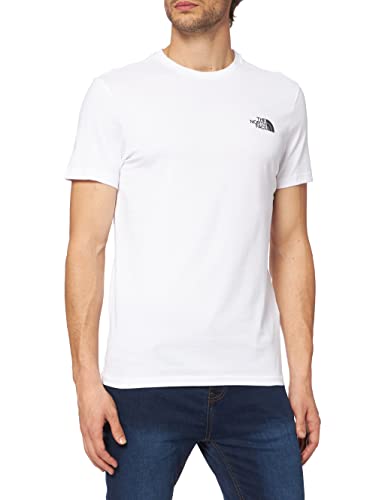 The North Face T92TX5 Camiseta De Manga Corta Simple Dome, Hombre, Blanco (TNF White), S