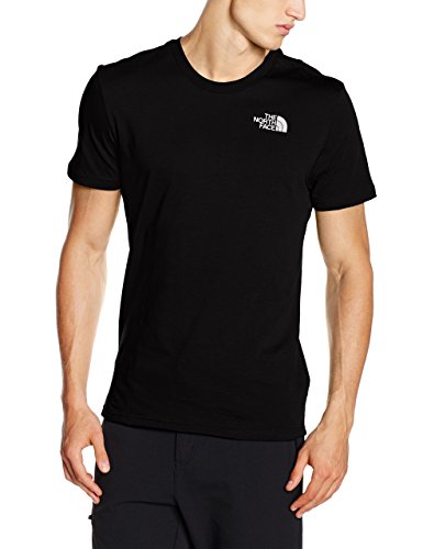 The North Face T92TX5 Camiseta De Manga Corta Simple Dome, Hombre, Negro (TNF Black), M