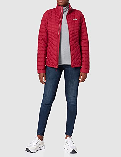The North Face T93BRL Chaqueta con Cremallera Thermoball, Mujer, Rumba Red, XS