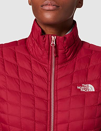 The North Face T93BRL Chaqueta con Cremallera Thermoball, Mujer, Rumba Red, XS