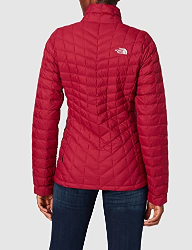 The North Face T93BRL Chaqueta con Cremallera Thermoball, Mujer, Rumba Red, XS