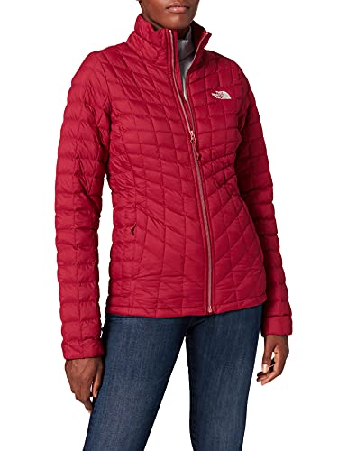 The North Face T93BRL Chaqueta con Cremallera Thermoball, Mujer, Rumba Red, XS