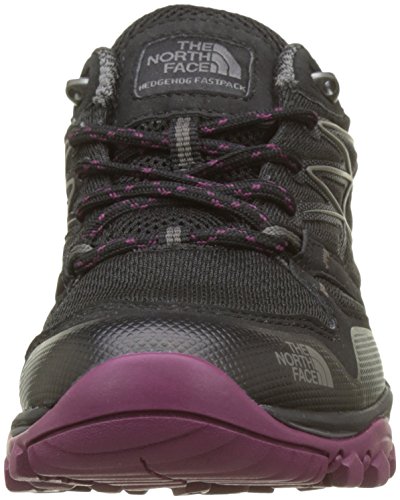 The North Face W Hedgehg Fp GTX, Zapatillas de Senderismo Mujer, Negro (TNF Black/Amaranth Purple Zfx), 36 EU