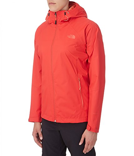 The North Face W Sequence - Chubasquero para Mujer, Color Rojo, Talla M