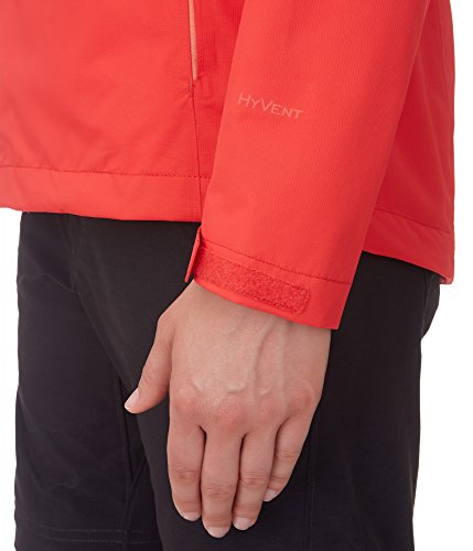 The North Face W Sequence - Chubasquero para Mujer, Color Rojo, Talla M