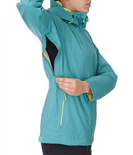 The North Face W Sequence - Chubasquero para Mujer, Color Verde, Talla M