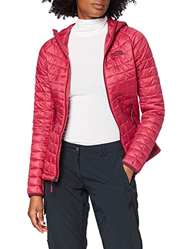 The North Face W TBL Sport HD Sudadera Deportiva con Capucha Thermoball, Mujer, Rumba Red/Rumba Red, S