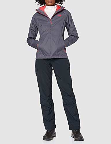 The North Face W Tri Jkt Chaqueta Tanken Triclimate, Mujer, Grisaille Grey/Atomic Pink, XS