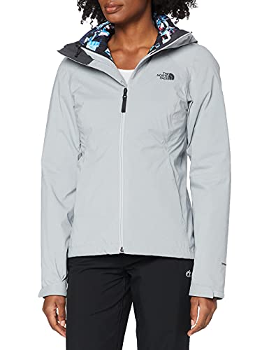 The North Face W Tri Jkt Chaqueta Thermoball Triclimate, Mujer, TNF Light Grey Heather, L