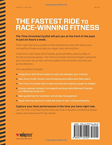 The Time-Crunched Cyclist: Race-Winning Fitness in 6 Hours a Week, 3rd Ed. (The Time-Crunched Athlete)