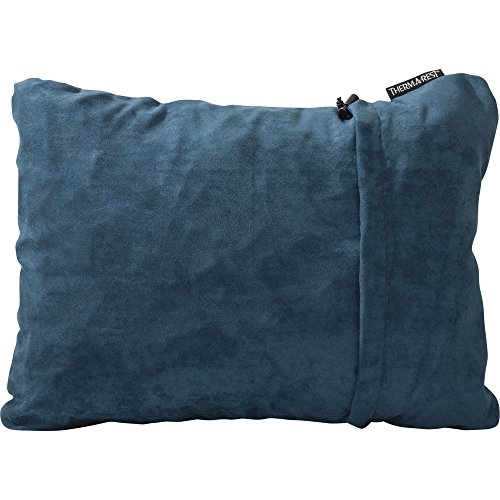 Therm-a-Rest Compressible - Almohada de Acampada, tamaño L, Color Tela Vaquera